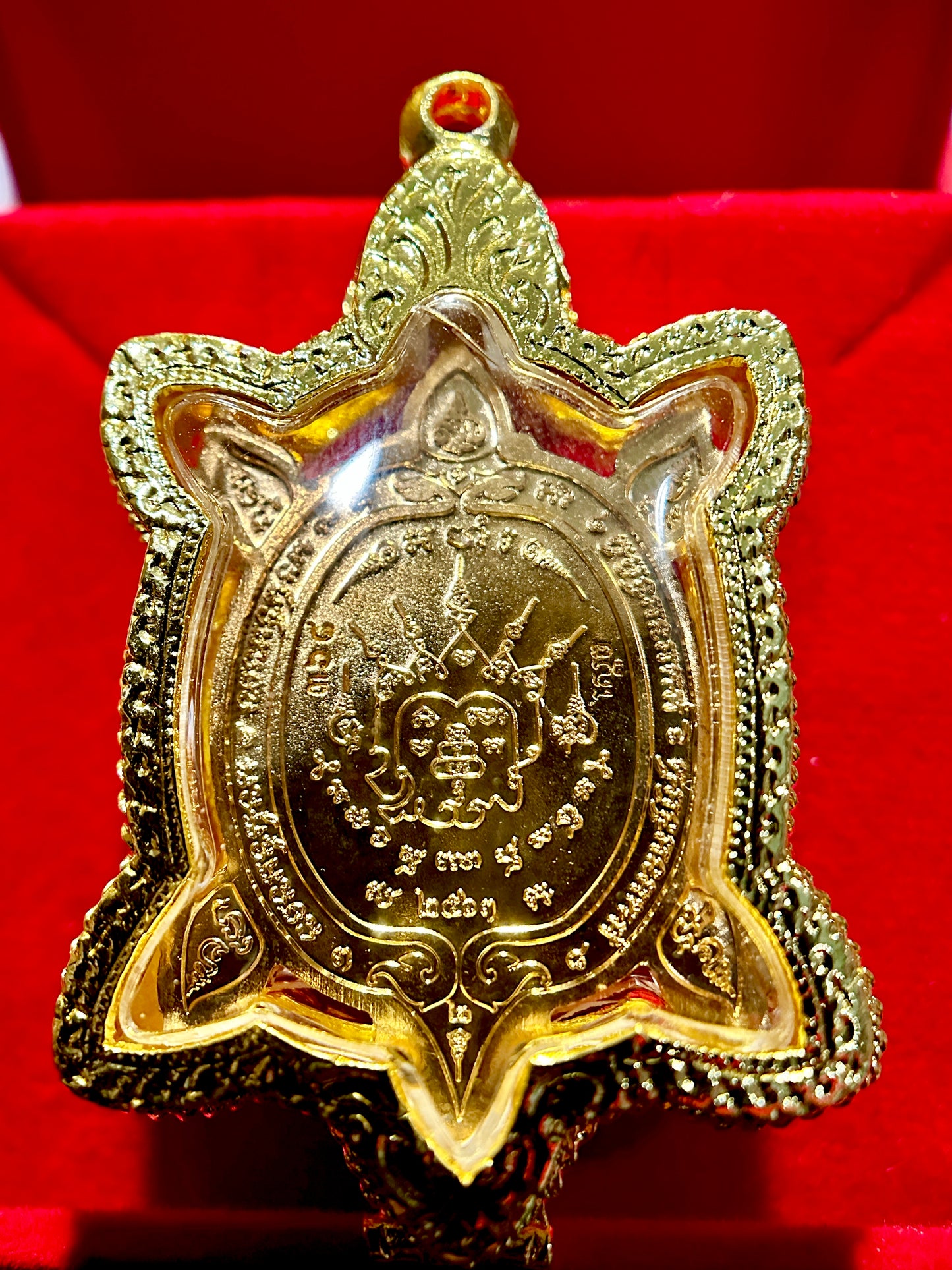 Phra Kring Maha Mongkol Turtle Amulet (Gold Edition)