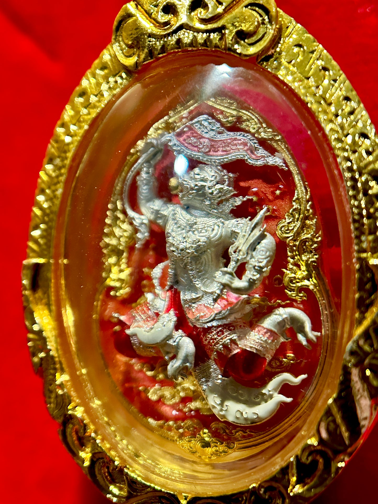 Hanuman Banner & Trident Amulet