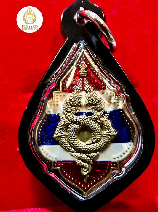 Twin Naga Eye of Protection (Thai Flag)