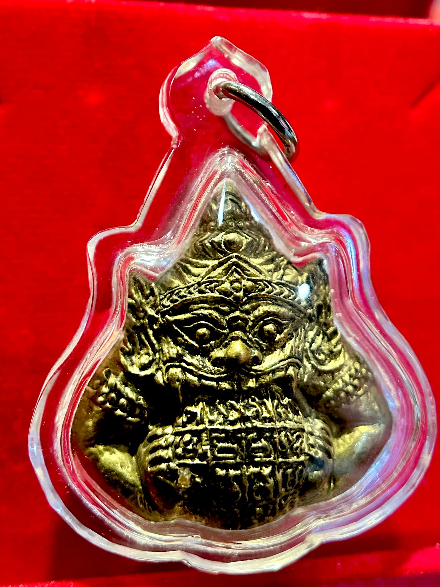 Golden Bronze Rahu Devourer