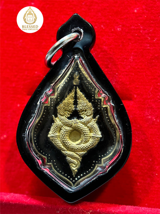 Twin Naga Eye of Protection (Black/Gold)