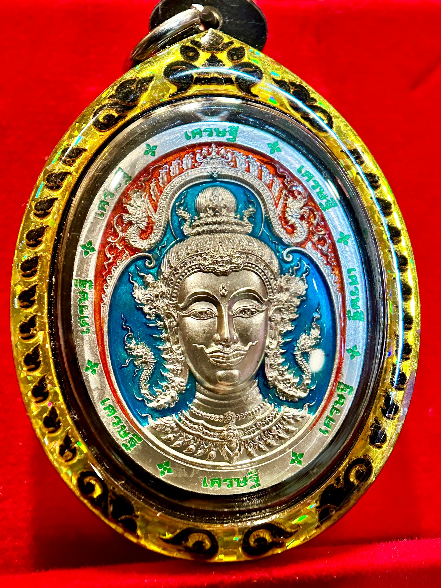 Phra Maha Setthi & Naga Serpent King (Blue/Red)