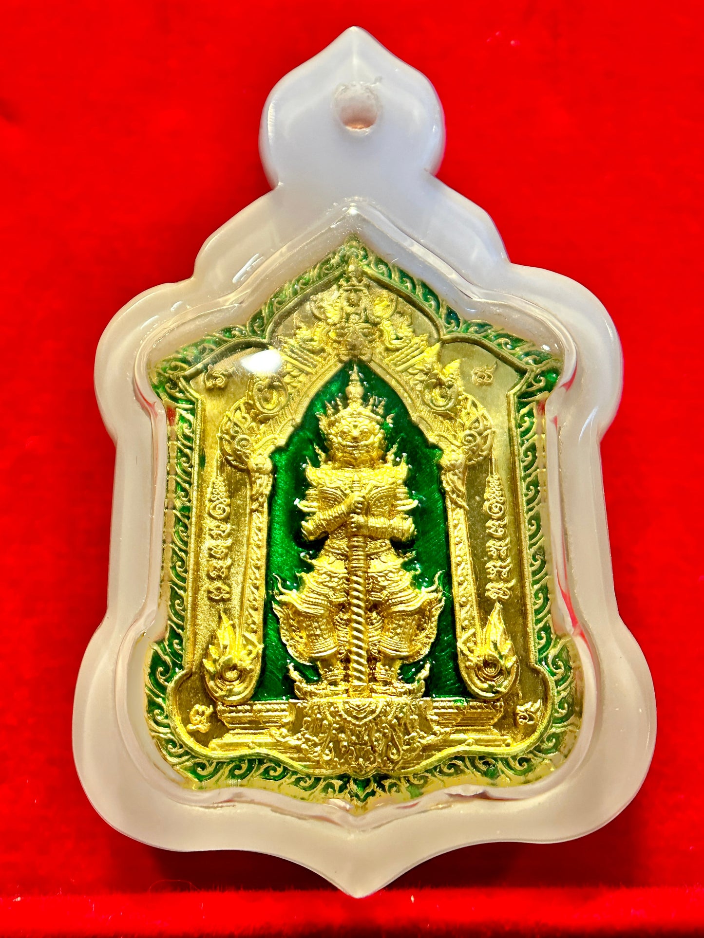 Divine Guardian & Monk Amulets (Sacred Pair)