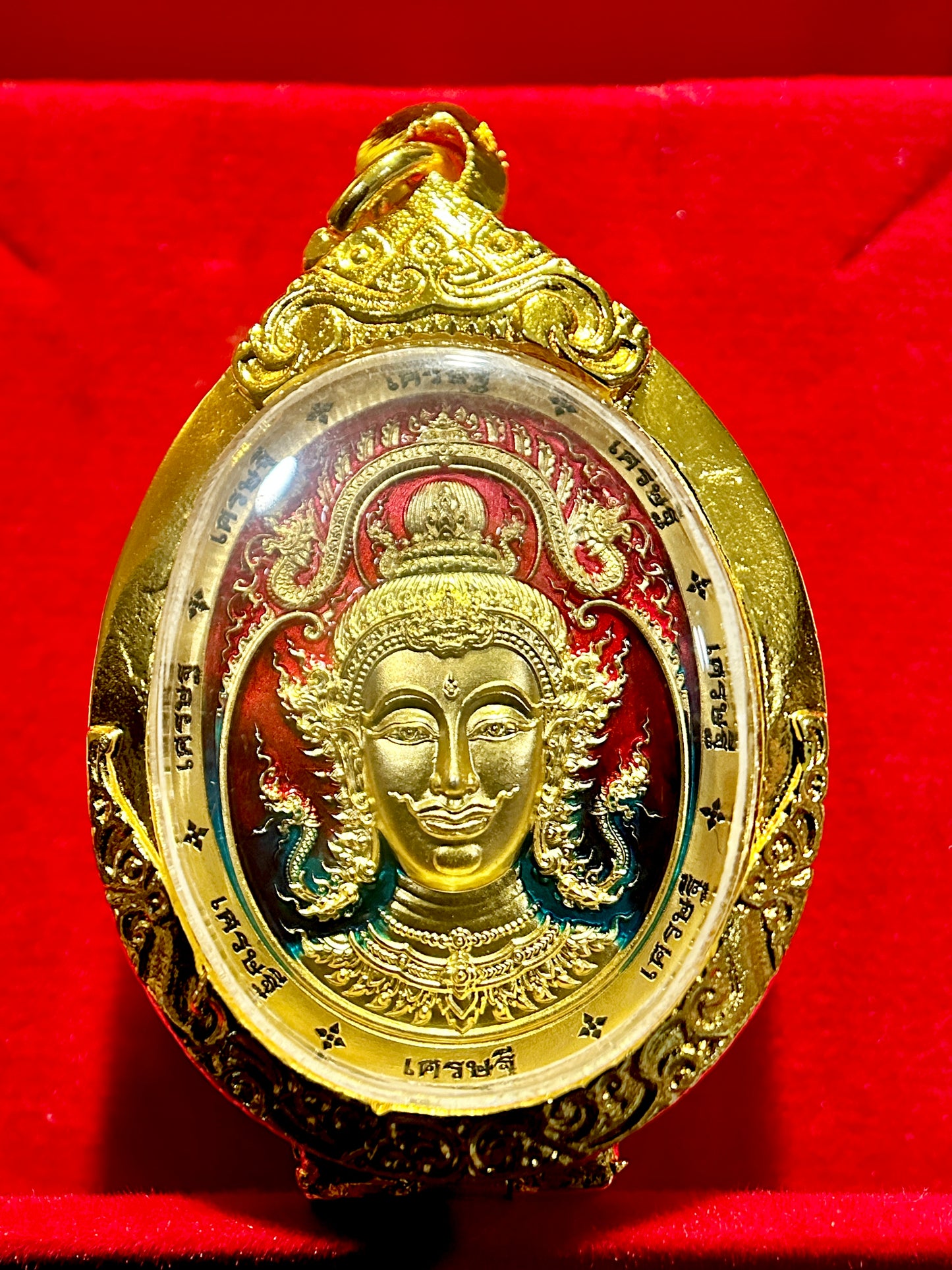Phra Maha Setthi & Naga Serpent King (Red/Blue)