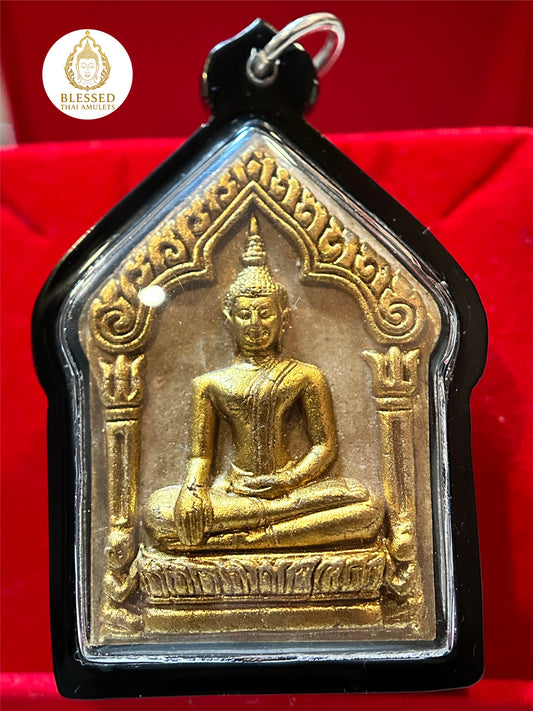 Golden Tranquility Buddha – Scripted Blessing