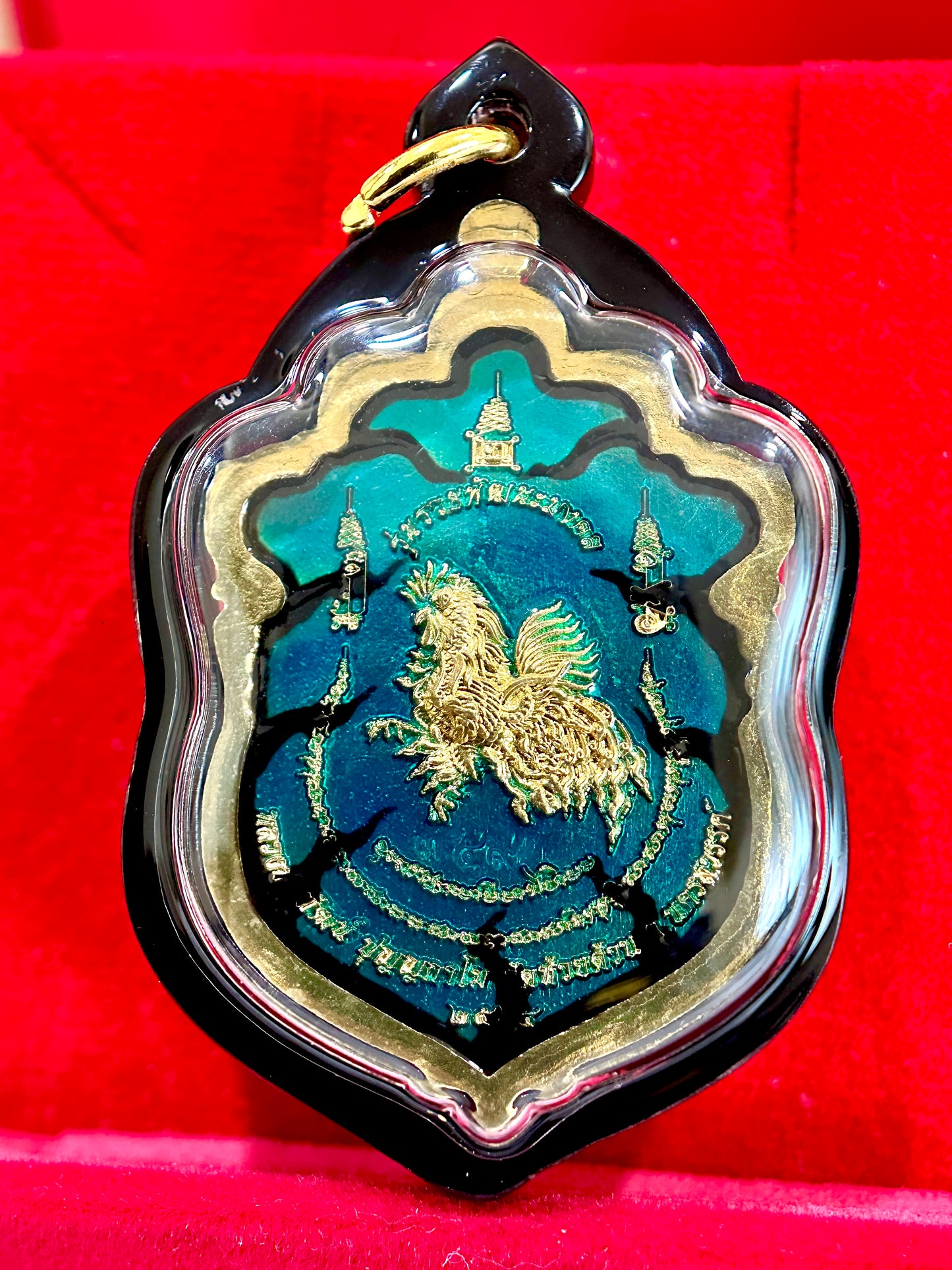 Luang Phor Phat & Sacred Rooster (Emerald Guardian Edition)