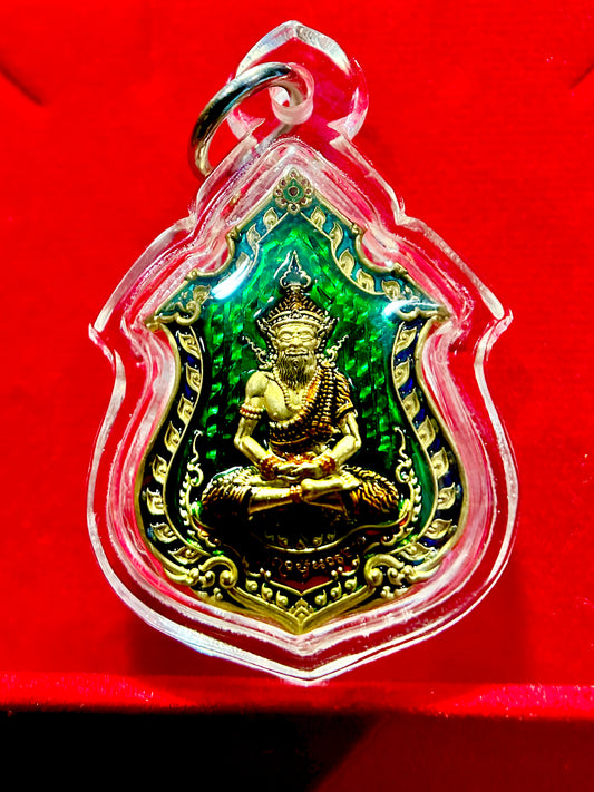 Lersi Ta Fai & Hanuman Riding Singha