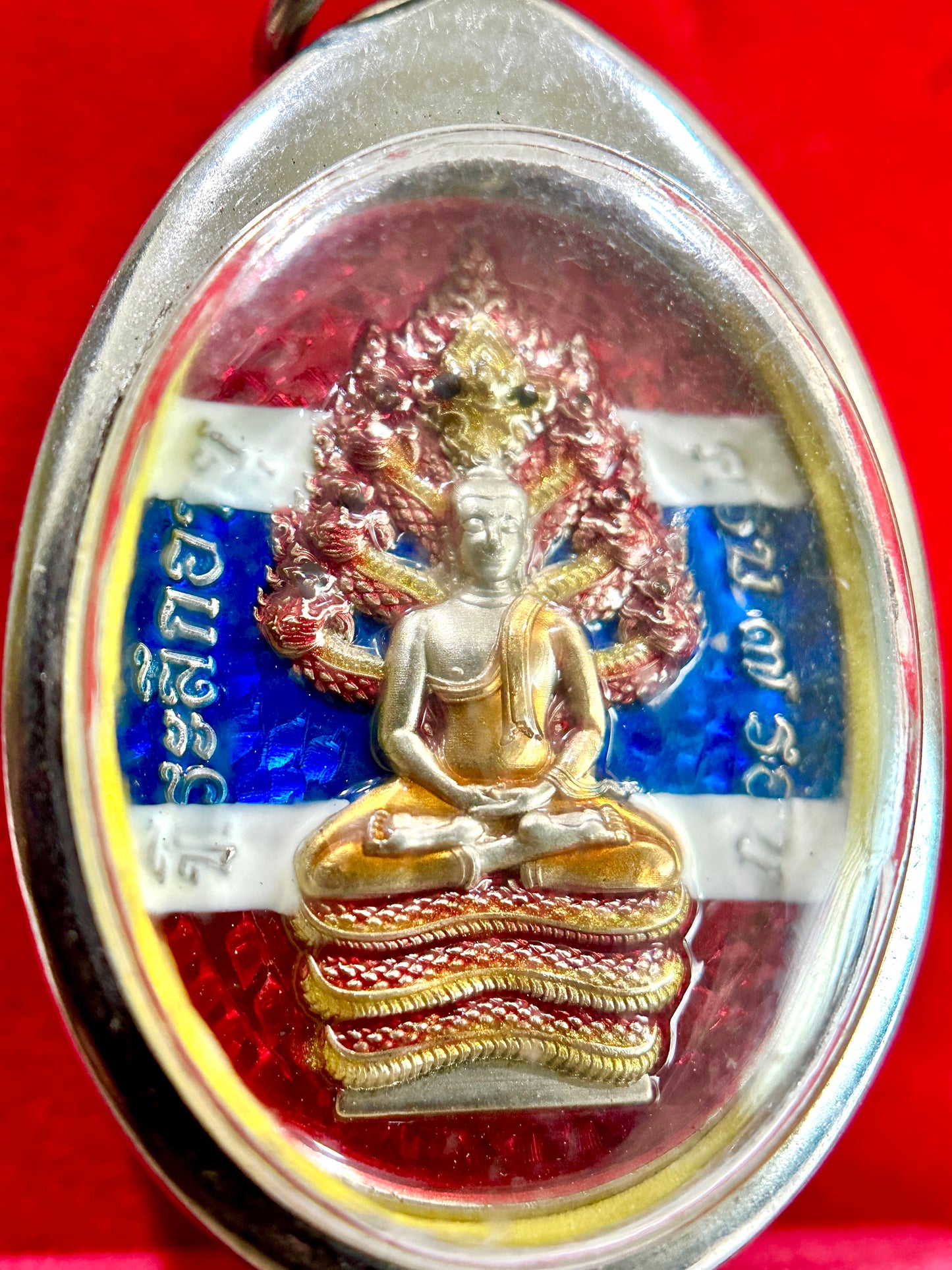 Naga-Protected Buddha of Thailand (Silver)