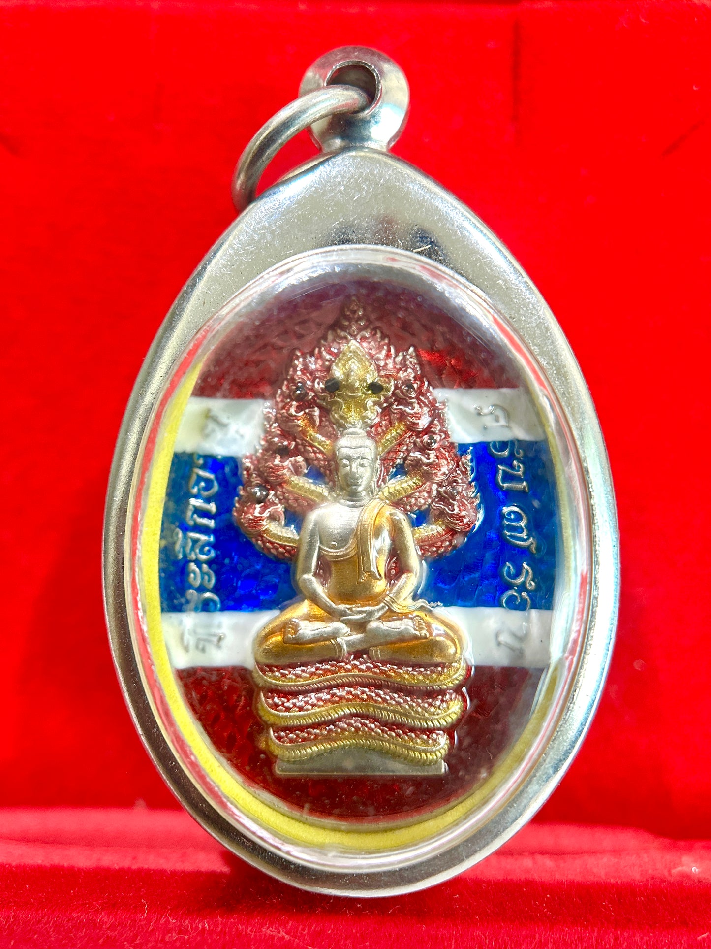 Naga-Protected Buddha of Thailand (Silver)