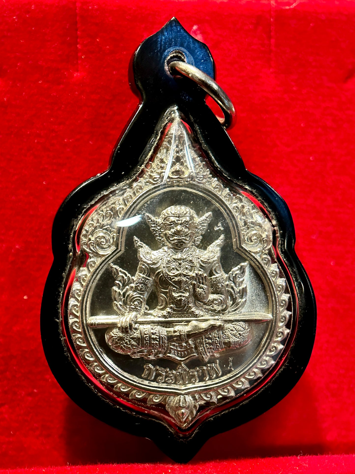Tao Wessuwan Silver Guardian Amulet