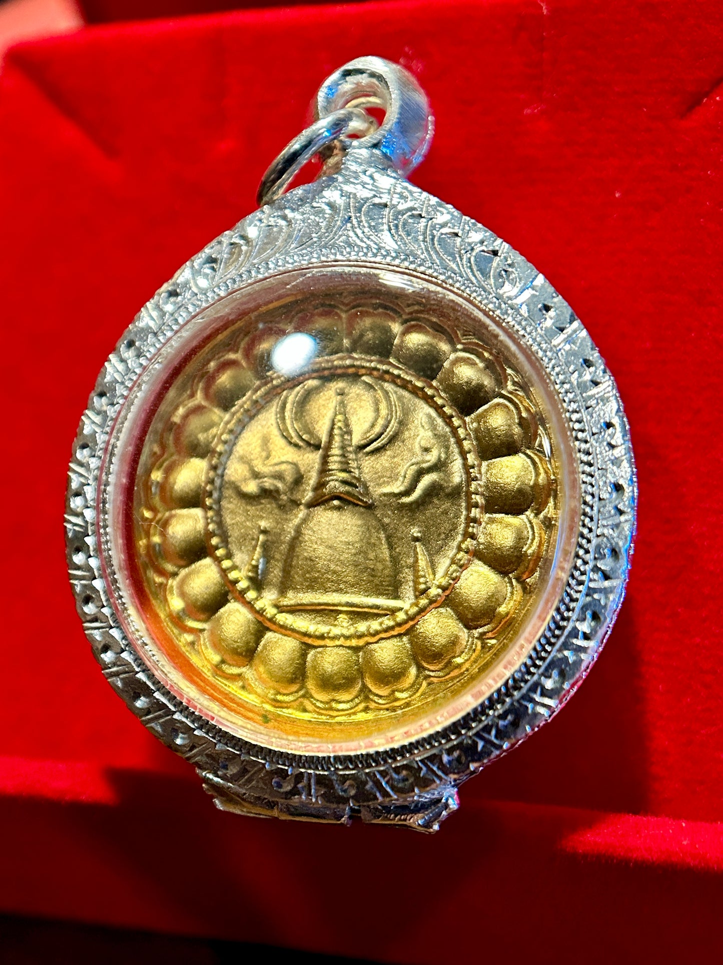 Naga-Protected Bodhisattva (Blue/Gold)