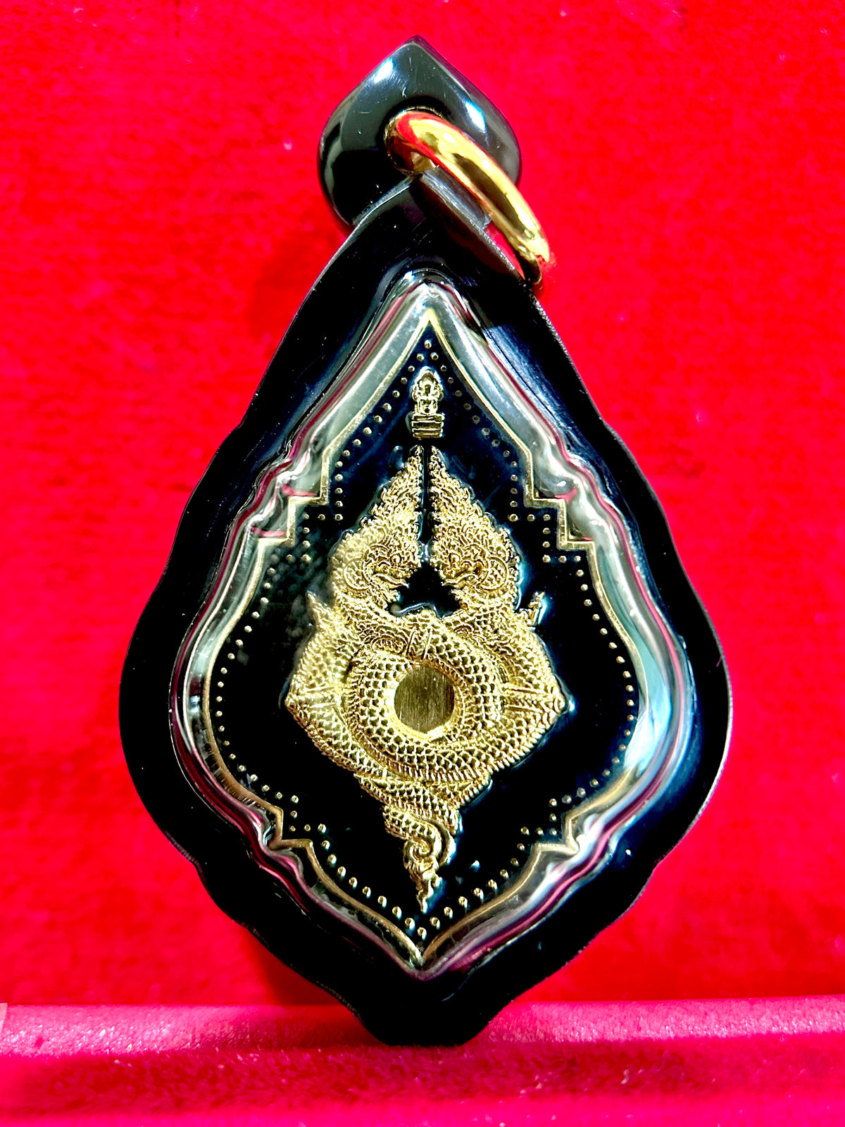 Twin Naga Eye of Protection (Black/Gold)