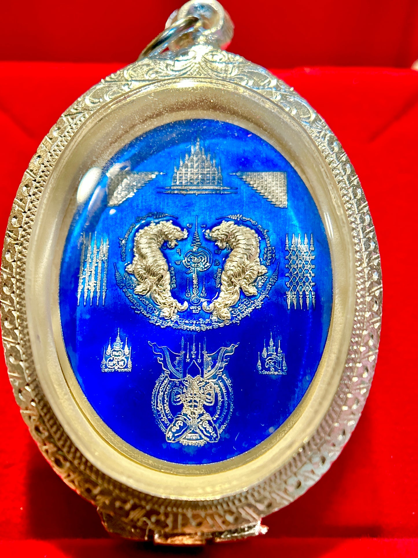 Nai Khanom Tom Signature Amulet (Blue & Silver Edition)