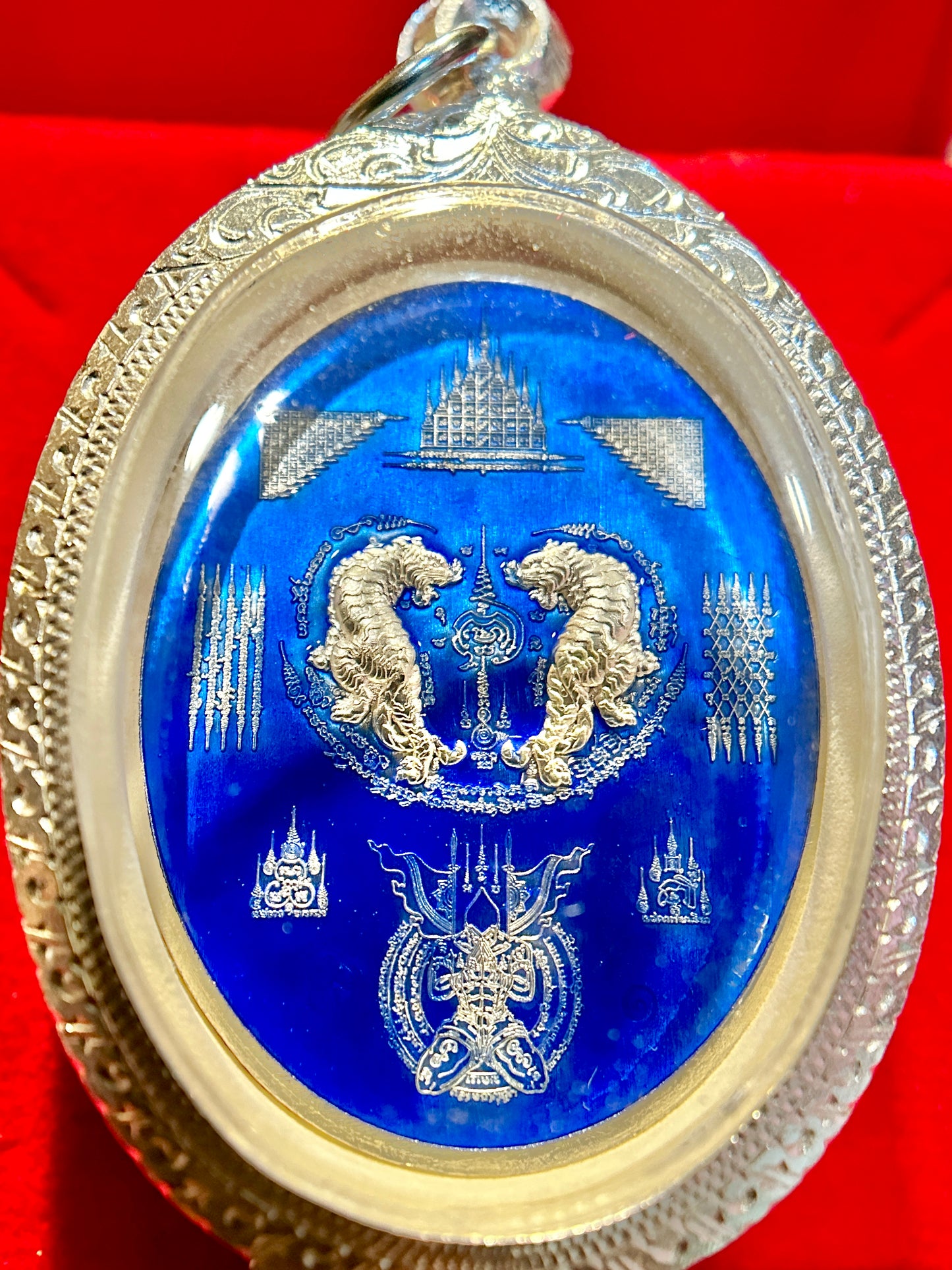 Nai Khanom Tom Signature Amulet (Blue & Silver Edition)