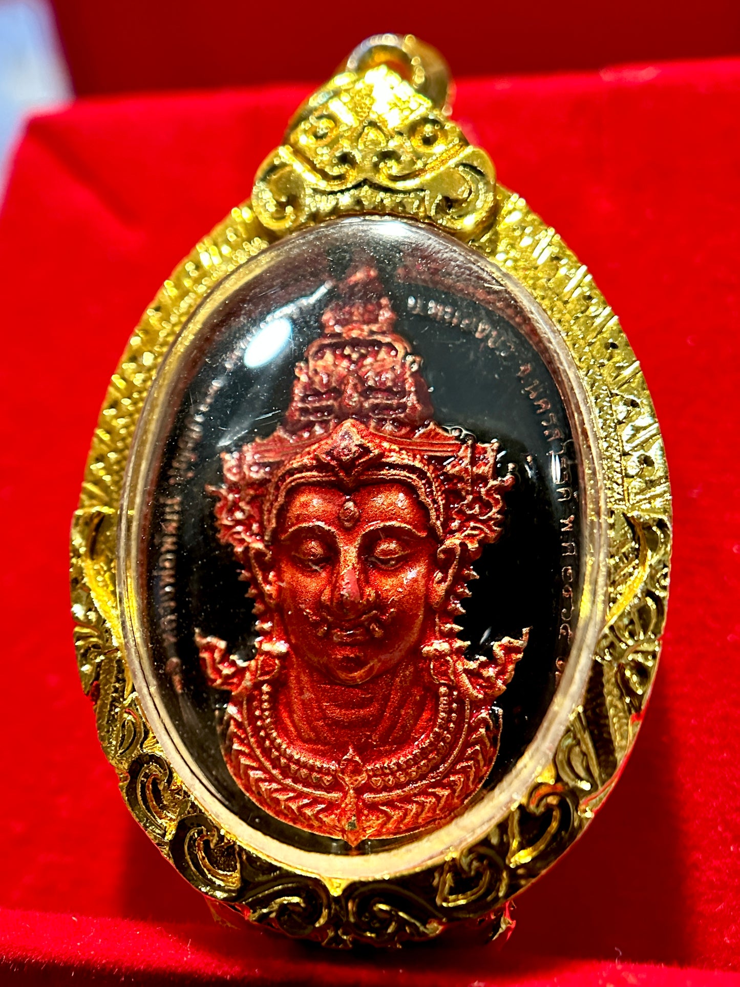 Double-Face Tao Wessuwan Guardian Amulet