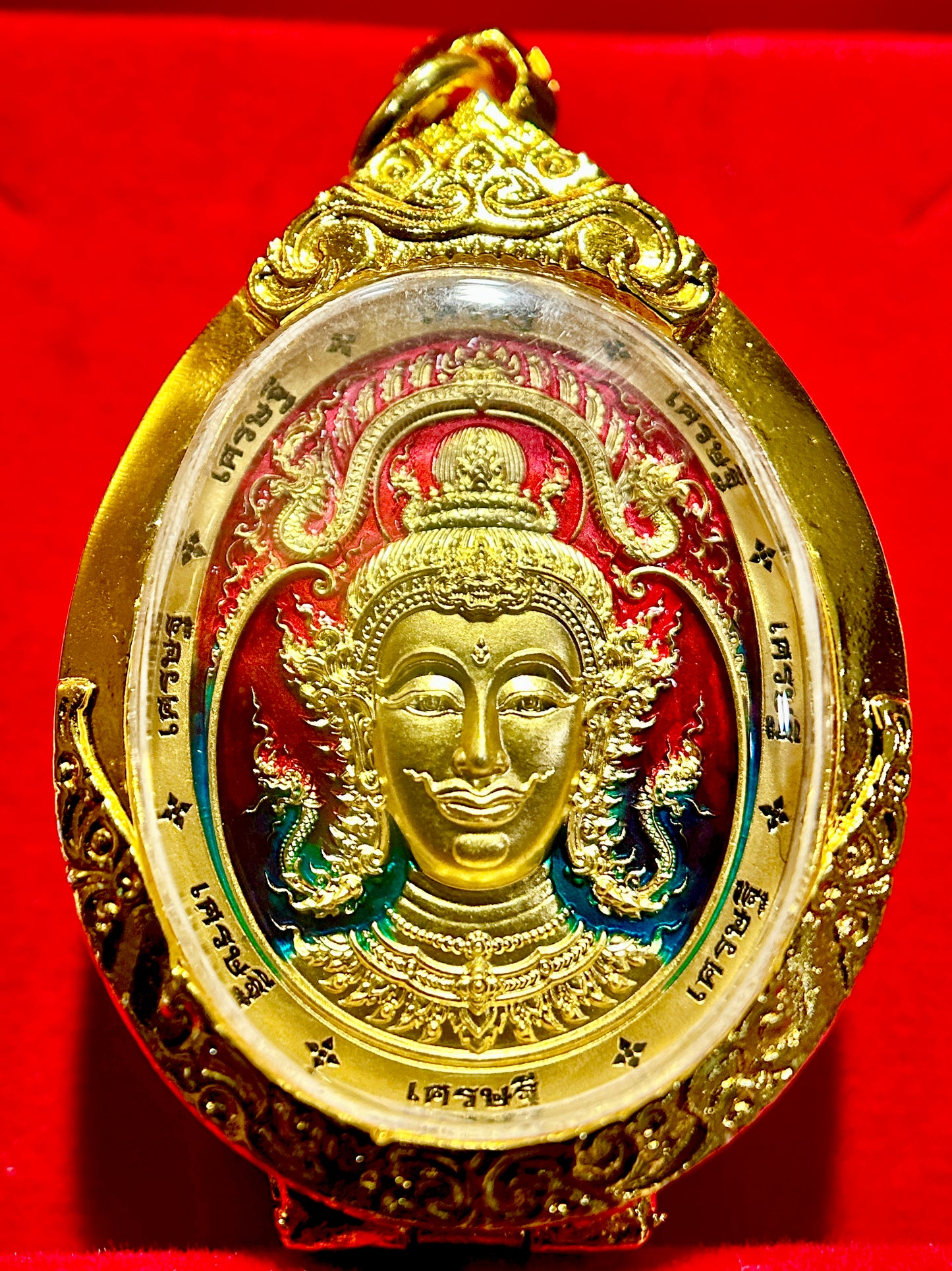 Phra Maha Setthi & Naga Serpent King (Red/Blue)