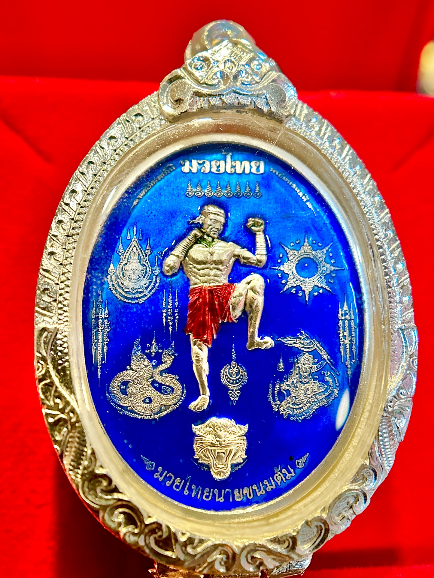 Nai Khanom Tom Signature Amulet (Blue & Silver Edition)