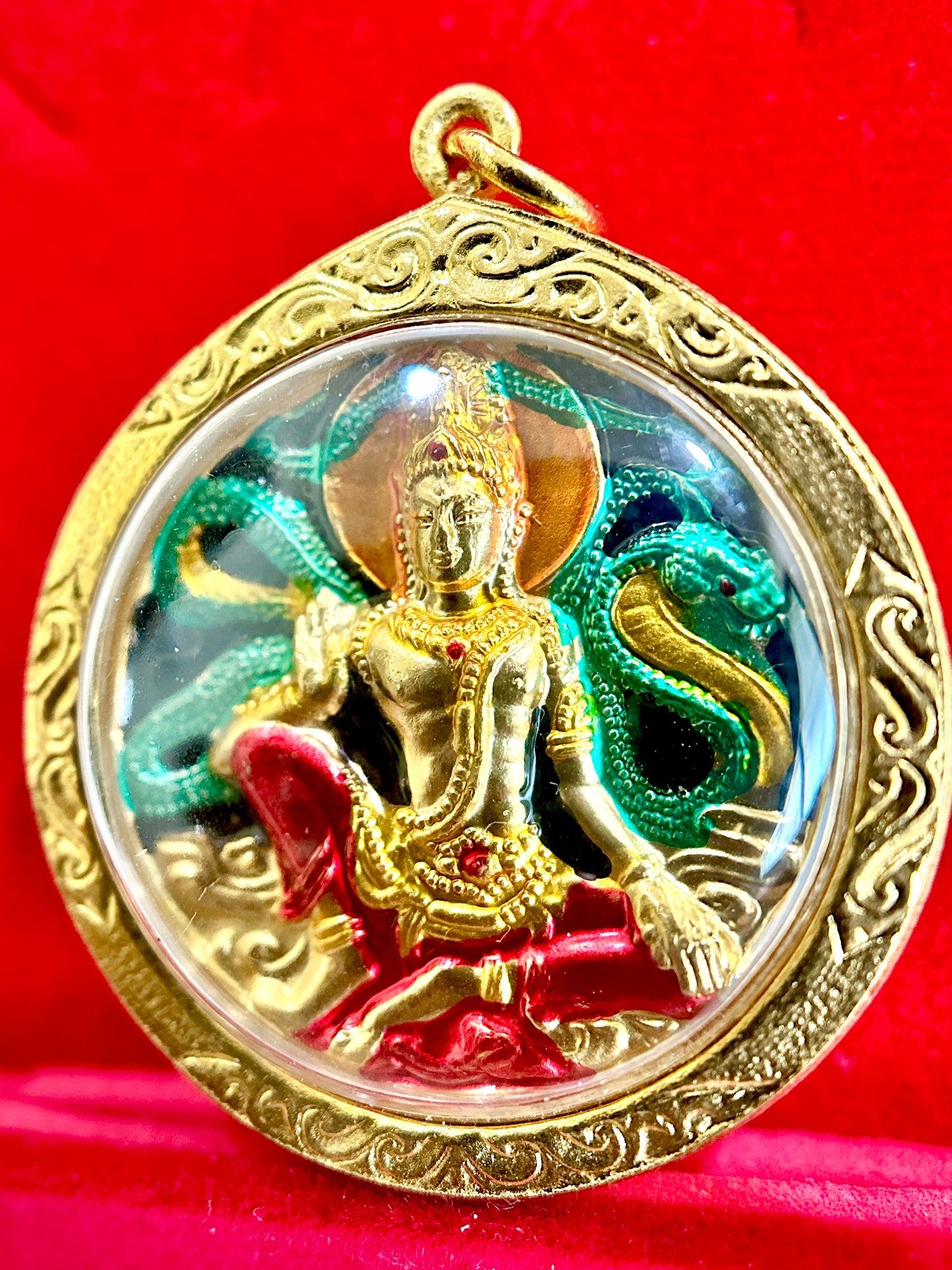 Naga Protected Bodhisattva (Multicolor)