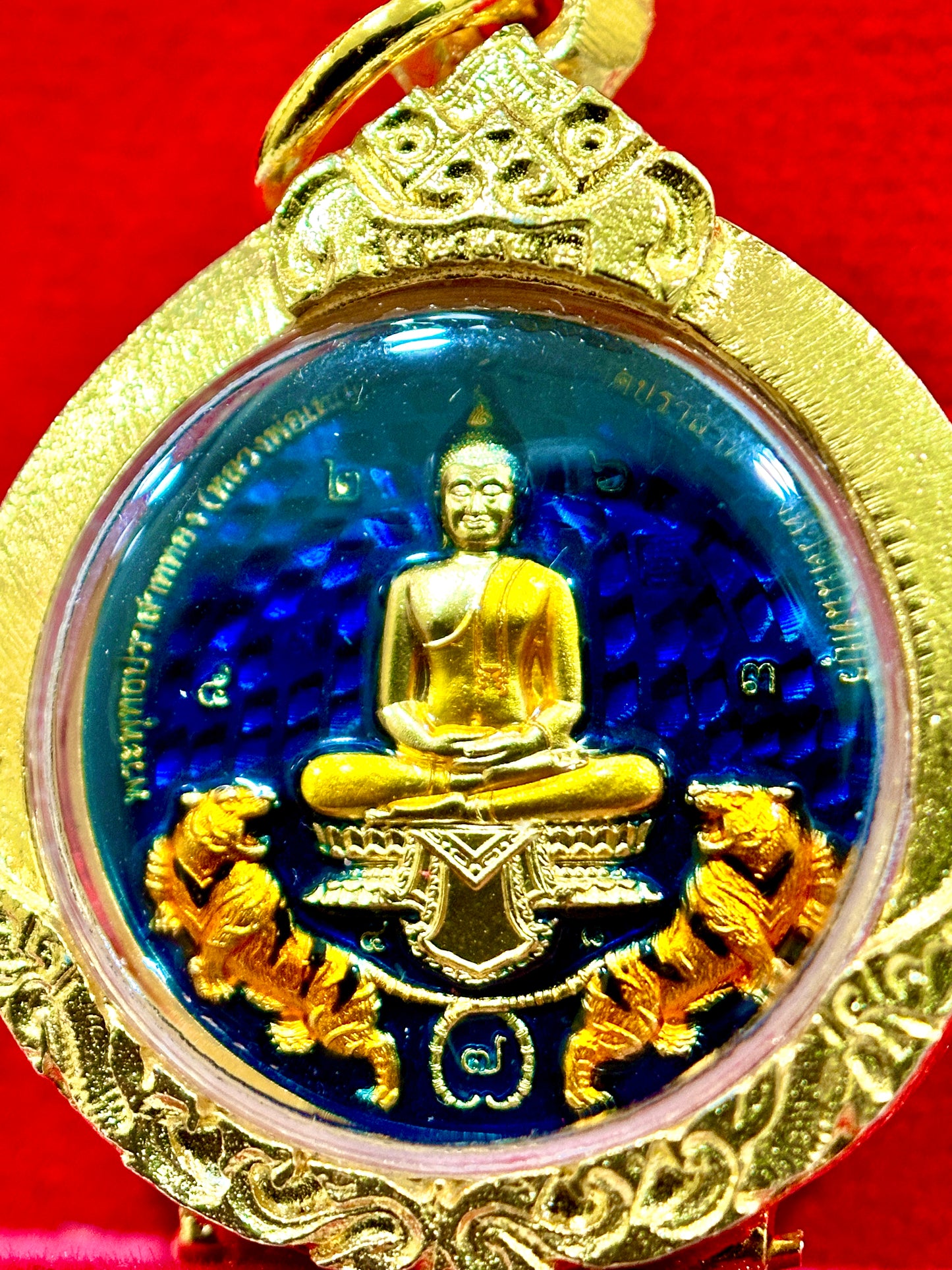 Phra Buddha Chinnarat Tiger Guardian (Royal Sapphire Edition)