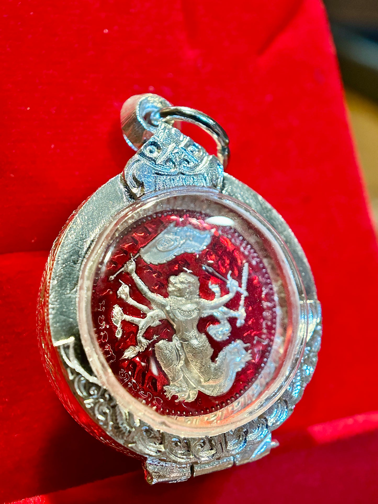 Hanuman of the Crimson Moon –(Real Silver)