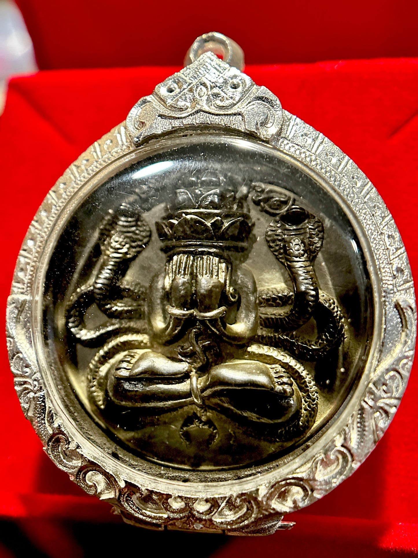 Phra Pidta Serpent King (Blackened Bronze Edition)