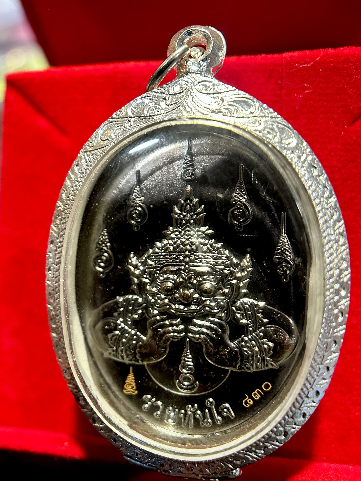 Phra Narai & Garuda with Rahu (Silver Guardian Edition)