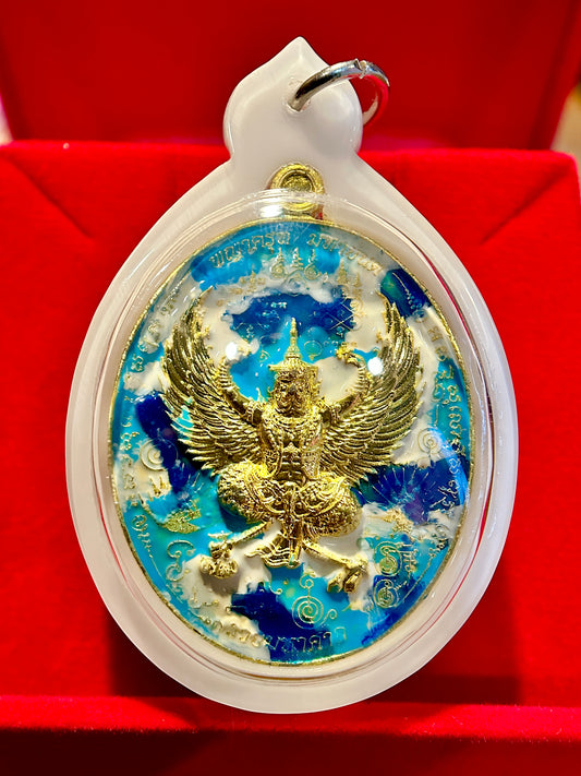 Garuda Sky Guardian Amulet (White Case)
