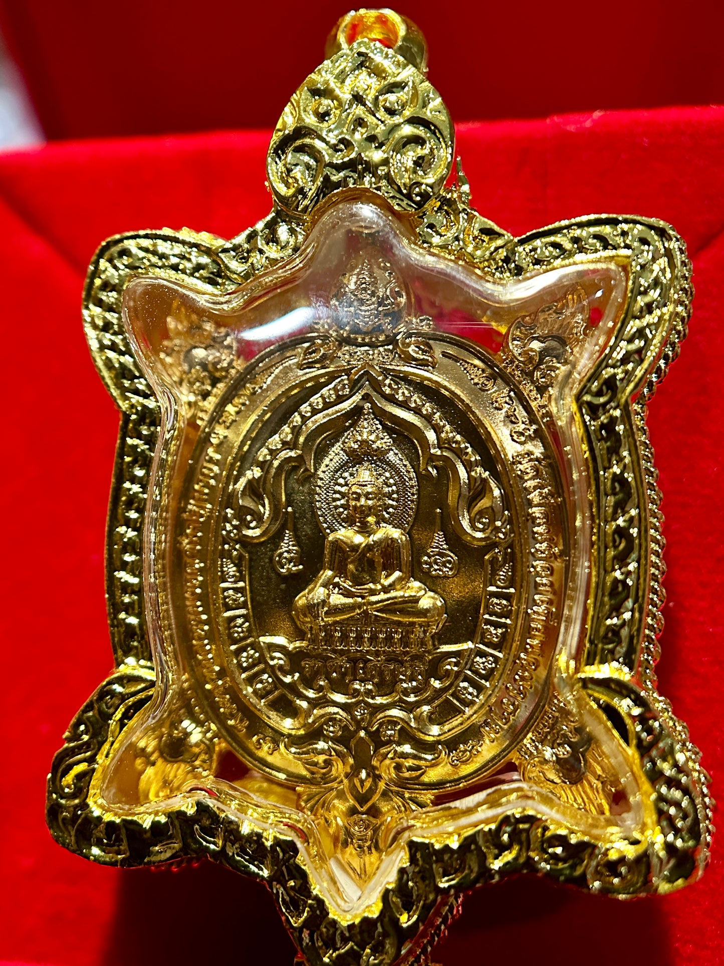 Phra Kring Maha Mongkol Turtle Amulet (Gold Edition)