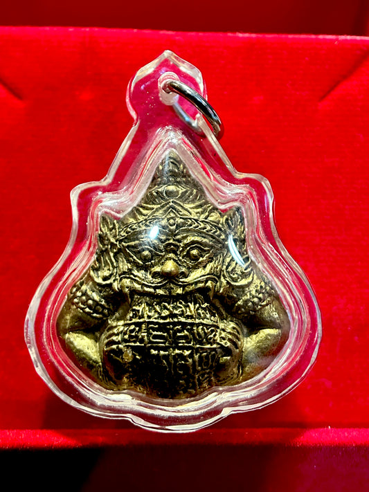 Golden Bronze Rahu Devourer
