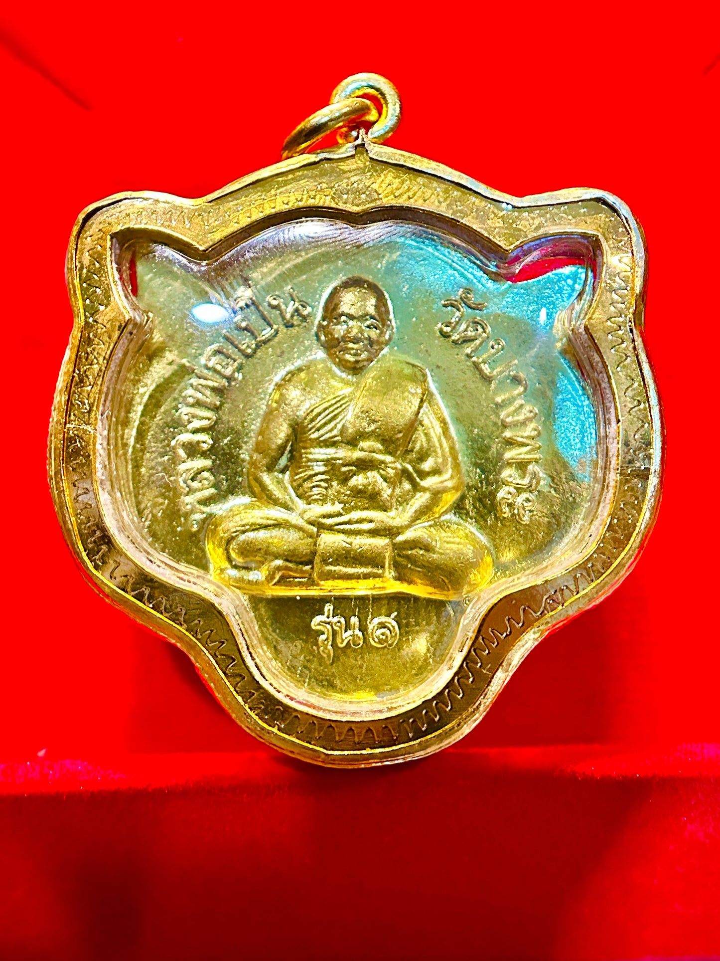 Tiger Spirit & Monk Blessing (Gold) Gold Case