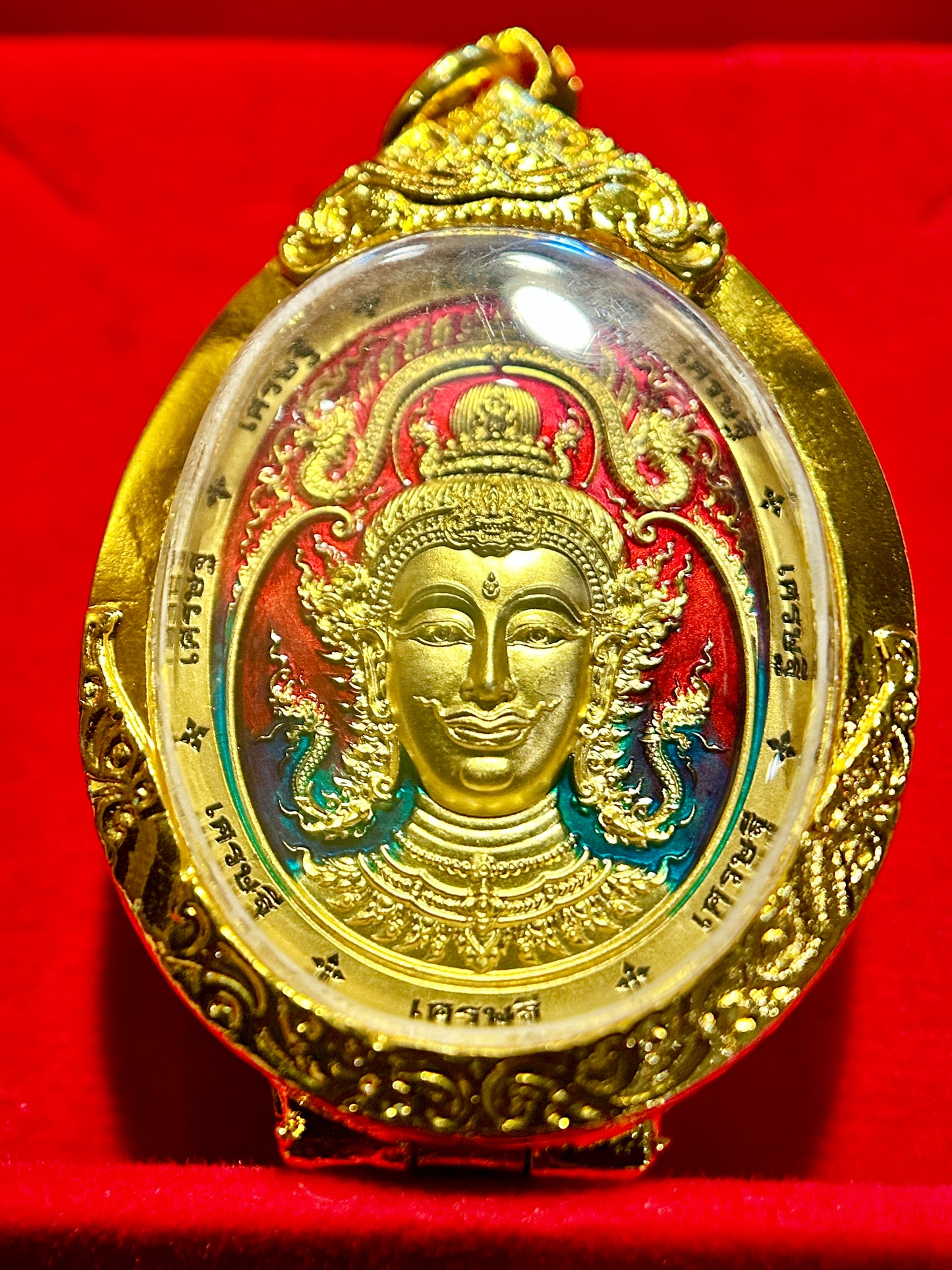 Phra Maha Setthi & Naga Serpent King (Red/Blue)