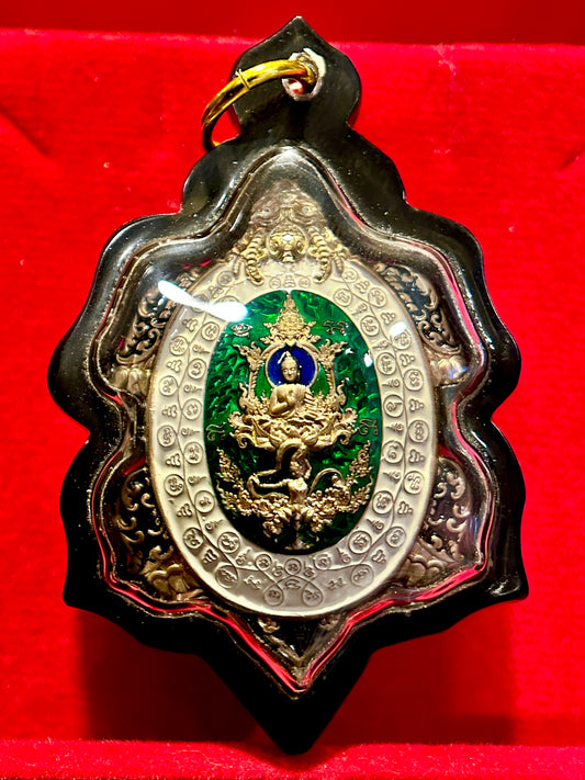 Turtle Shield of Wisdom (Green & White)