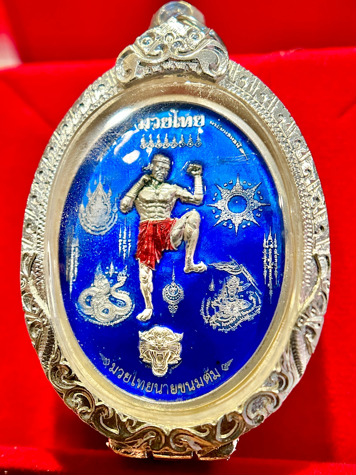 Nai Khanom Tom Signature Amulet (Blue & Silver Edition)