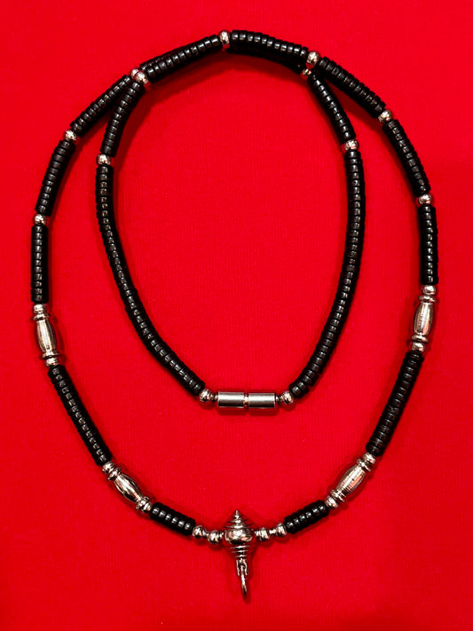 Black & Silver Protection Necklace