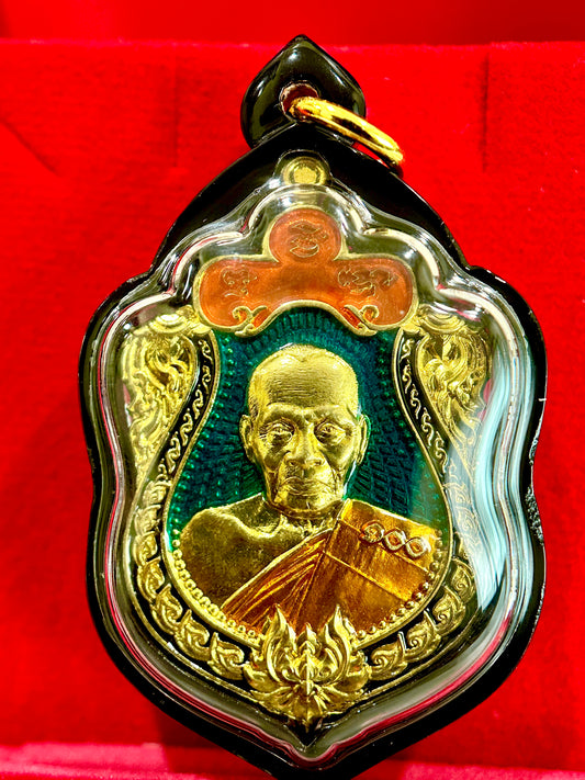 Luang Phor Phat & Sacred Rooster (Emerald Guardian Edition)