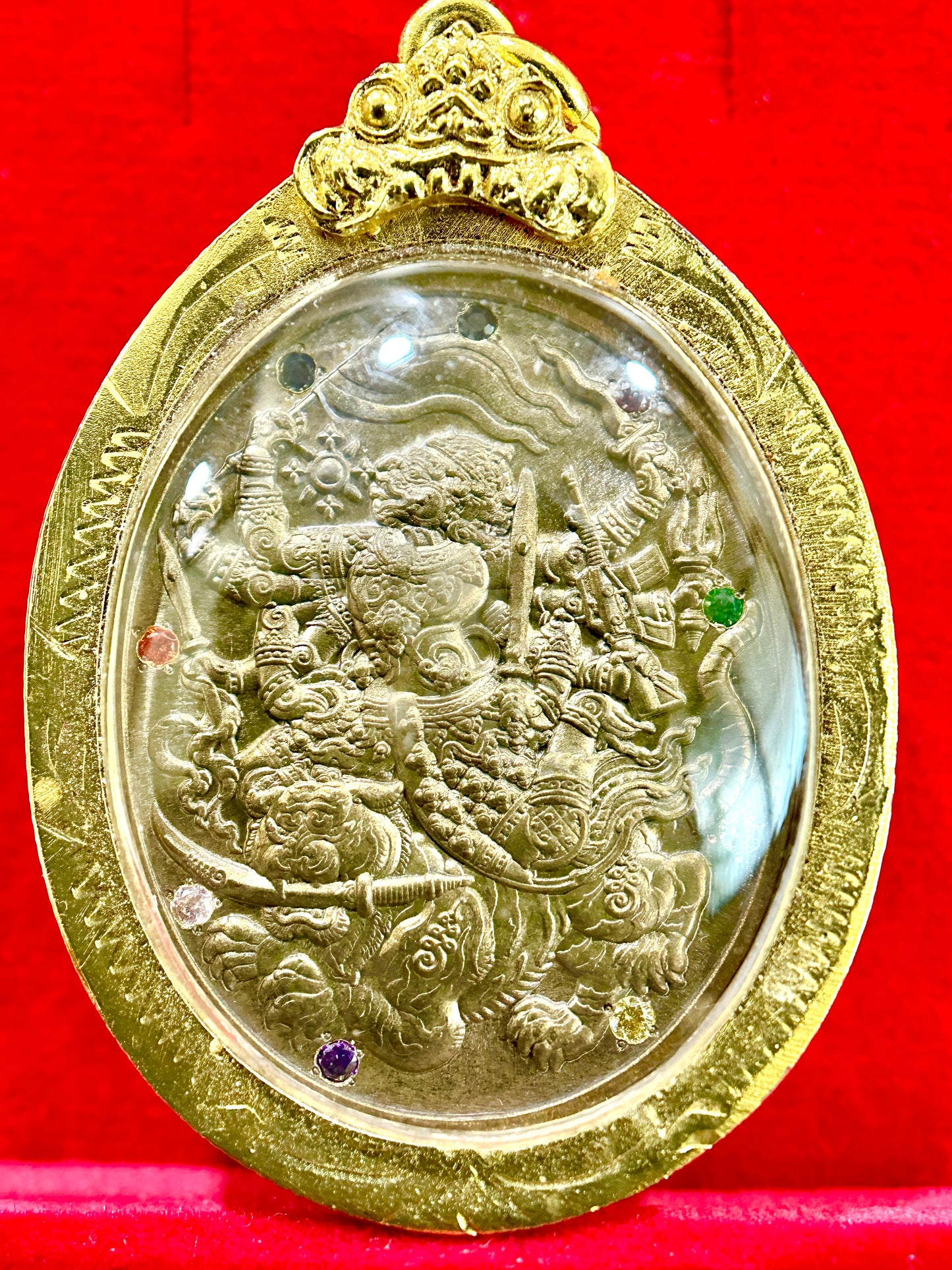 Hanuman Sacred Yantra Amulet by Luang Phor Prasoot (Kao Chae Edition)