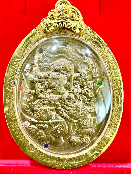 Hanuman Sacred Yantra Amulet by Luang Phor Prasoot (Kao Chae Edition)
