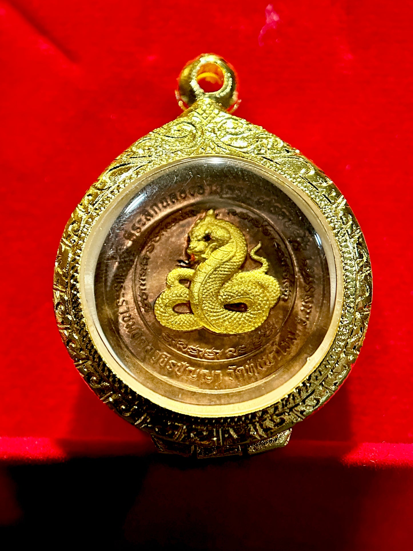 Chok Dee Serpent King of Fortune (Brown & Gold)