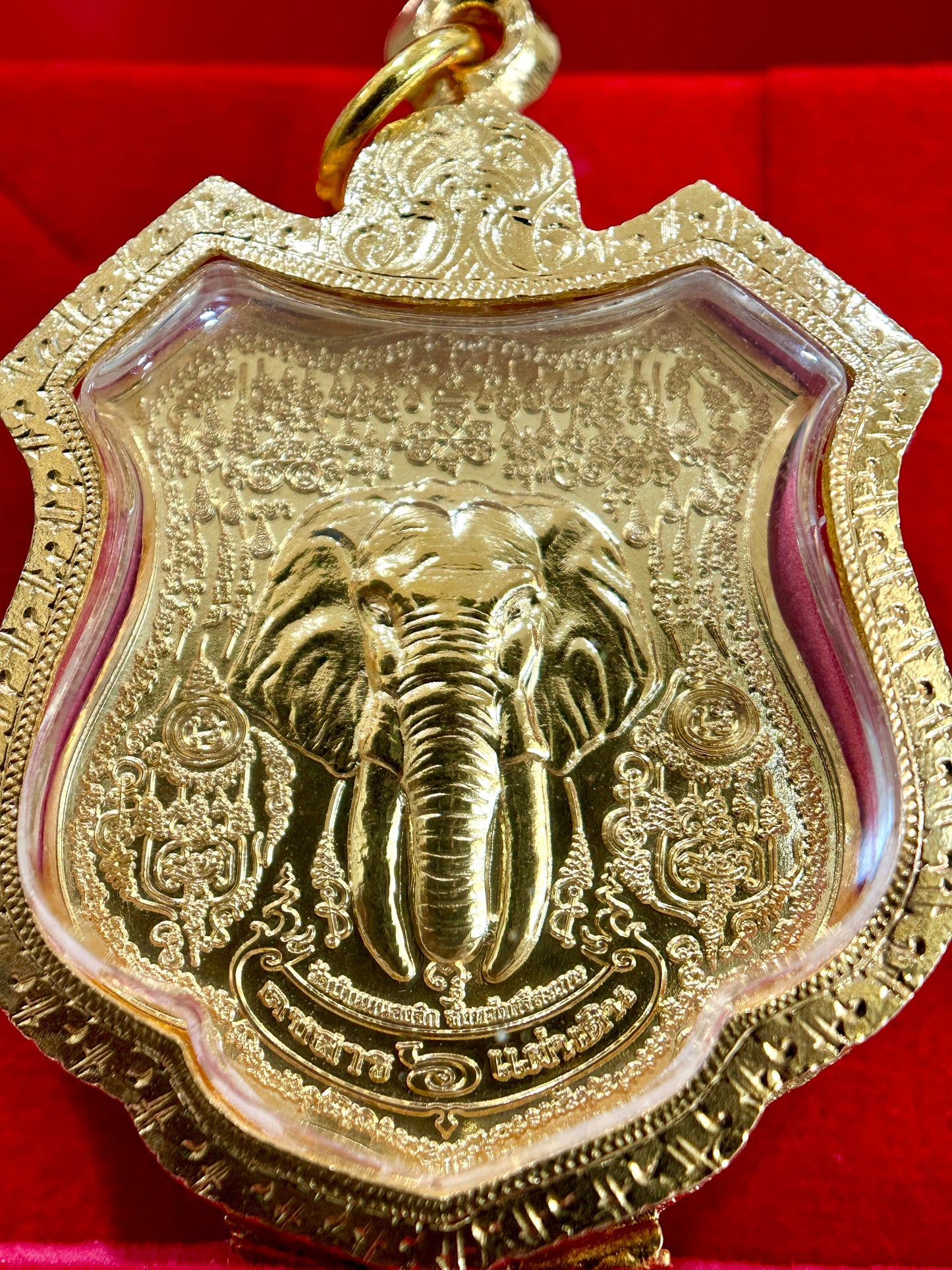 Sacred Elephant Amulet (Gold)