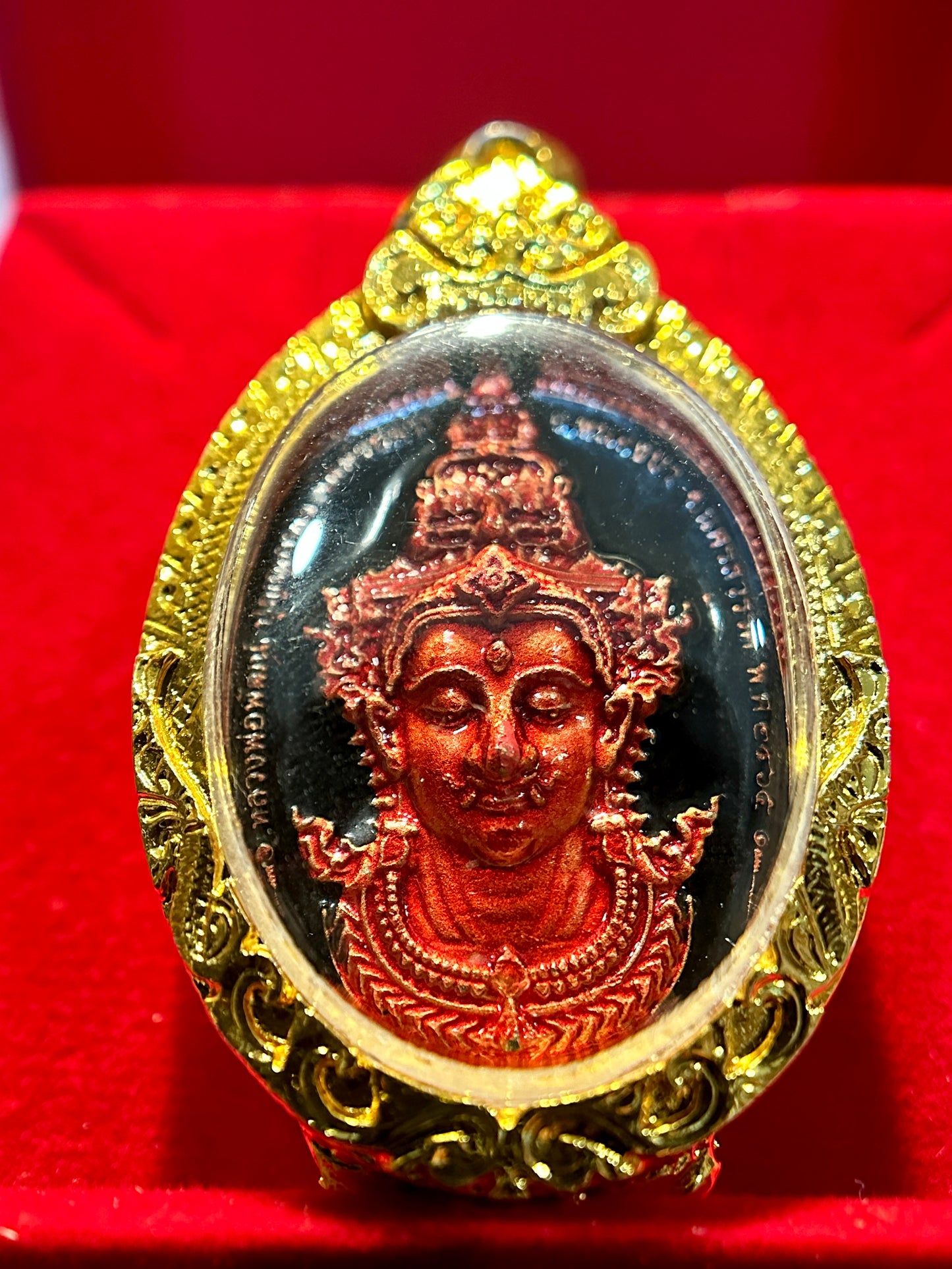 Double-Face Tao Wessuwan Guardian Amulet