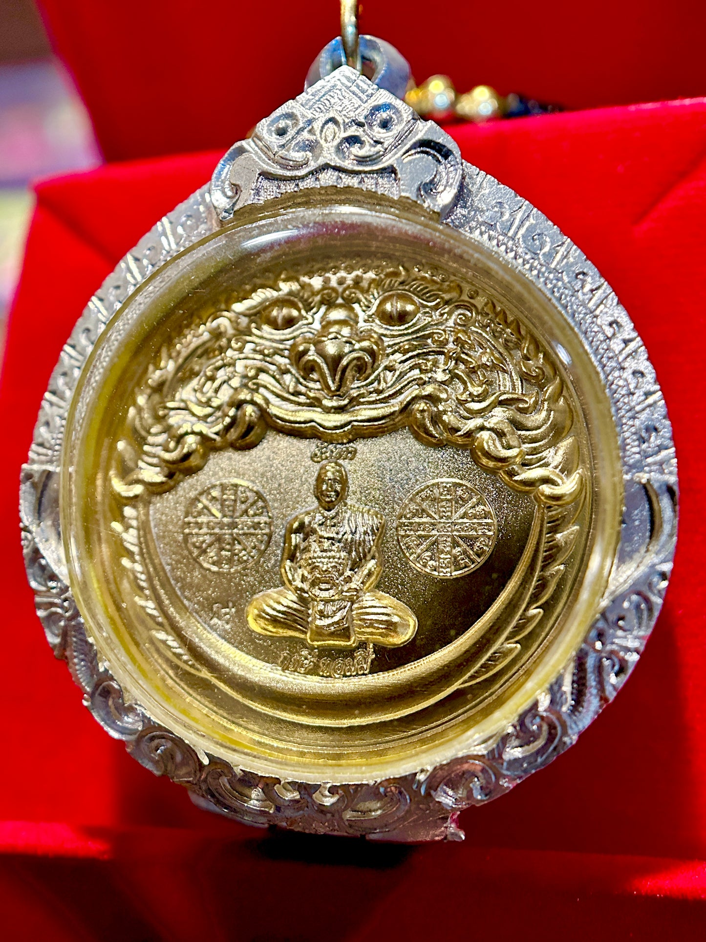 Golden Rahu & Monk Fortune (Double Sided)