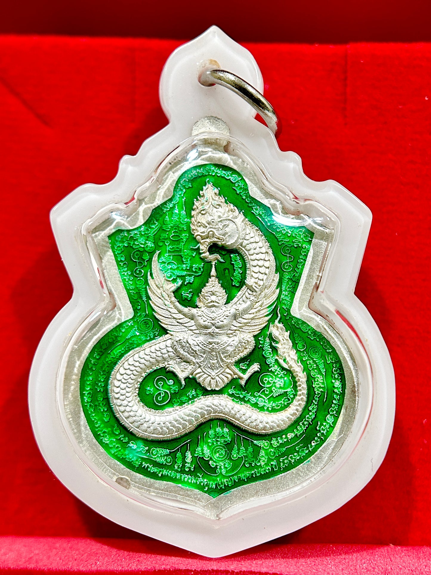 Naga Guardian Amulet (Emerald Green)