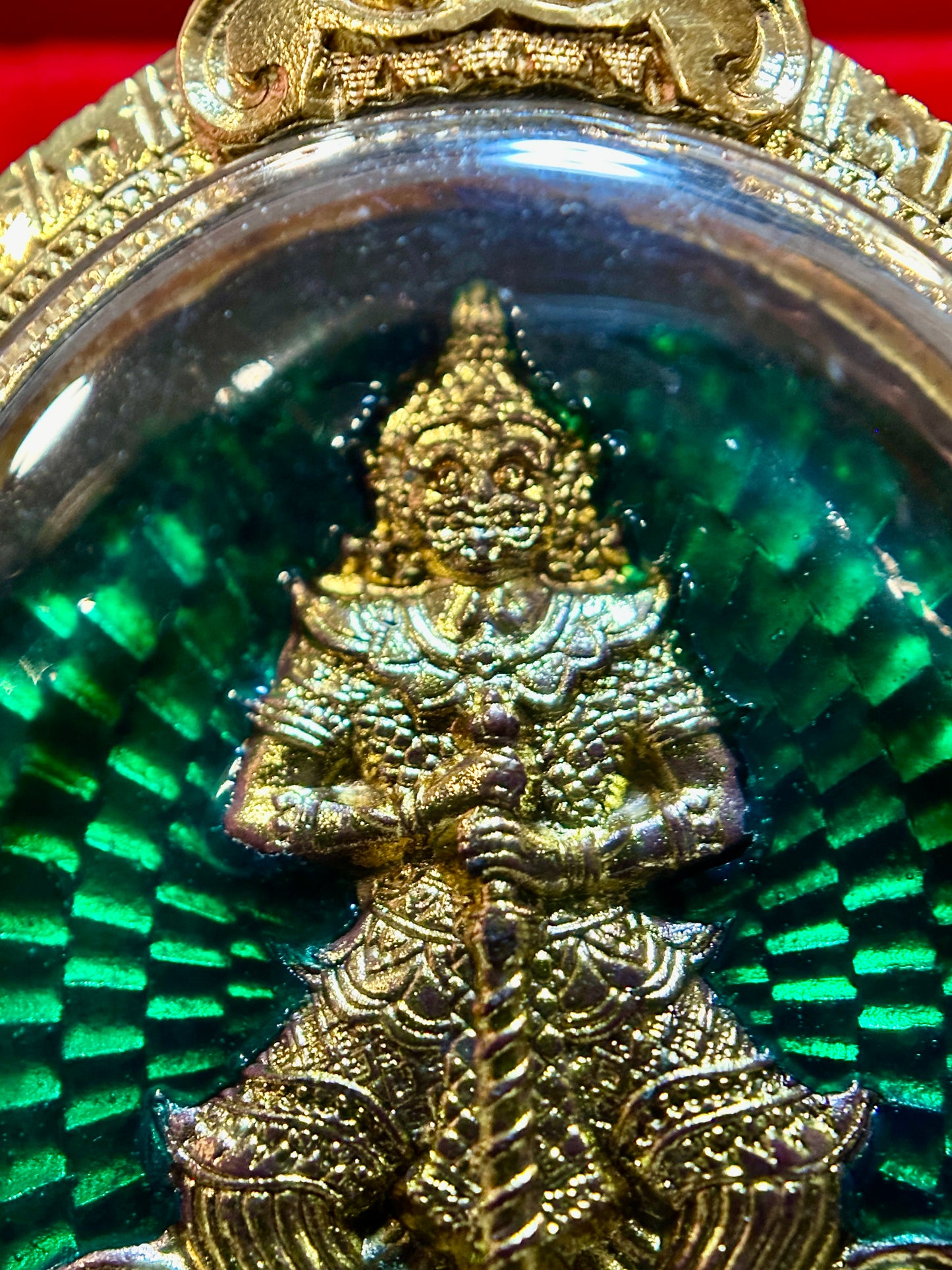 Tao Wessuwan & Rahu (Green/Gold Case)