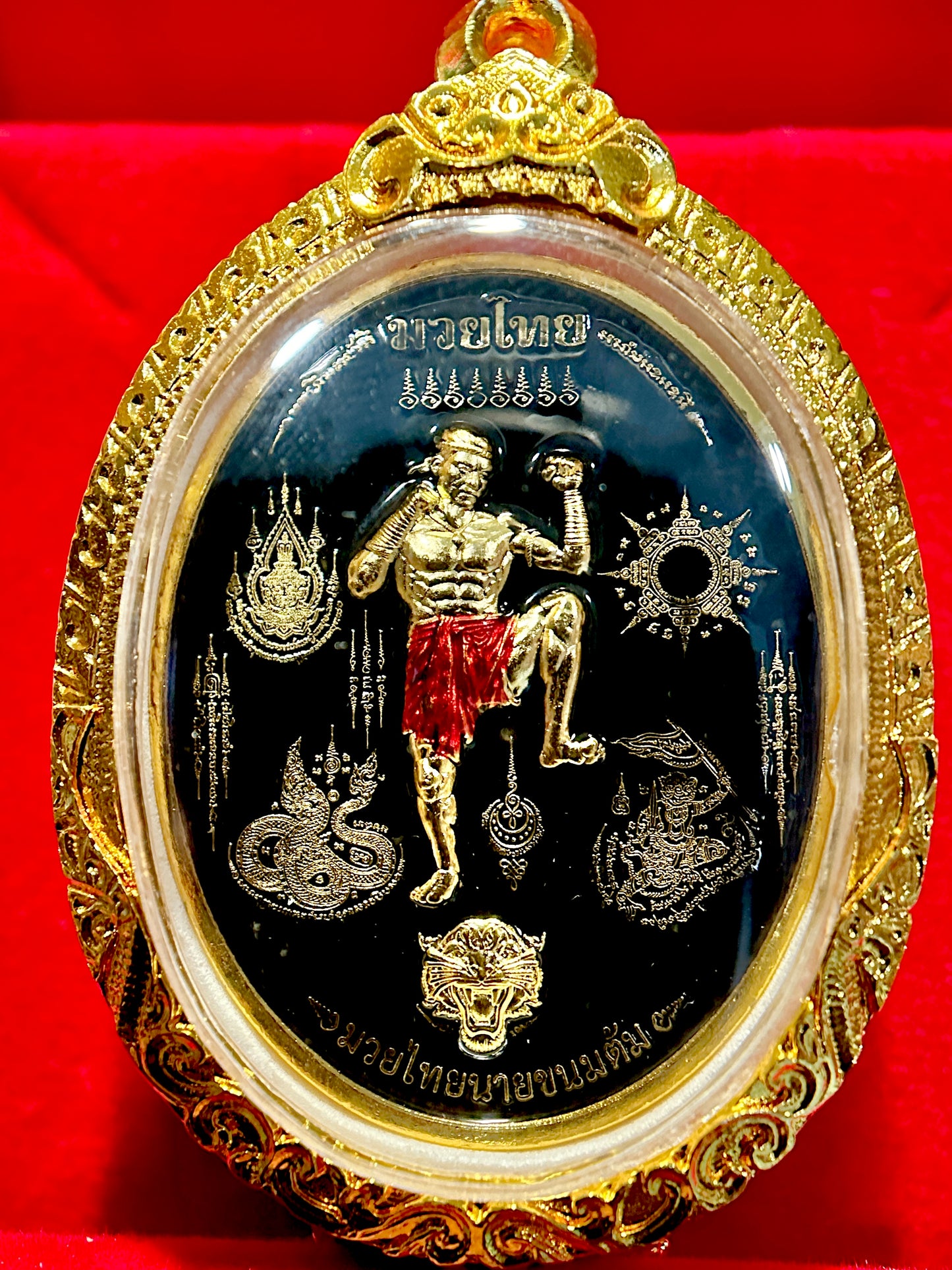 Nai Khanom Tom Signature Amulet (Black & Gold Edition)