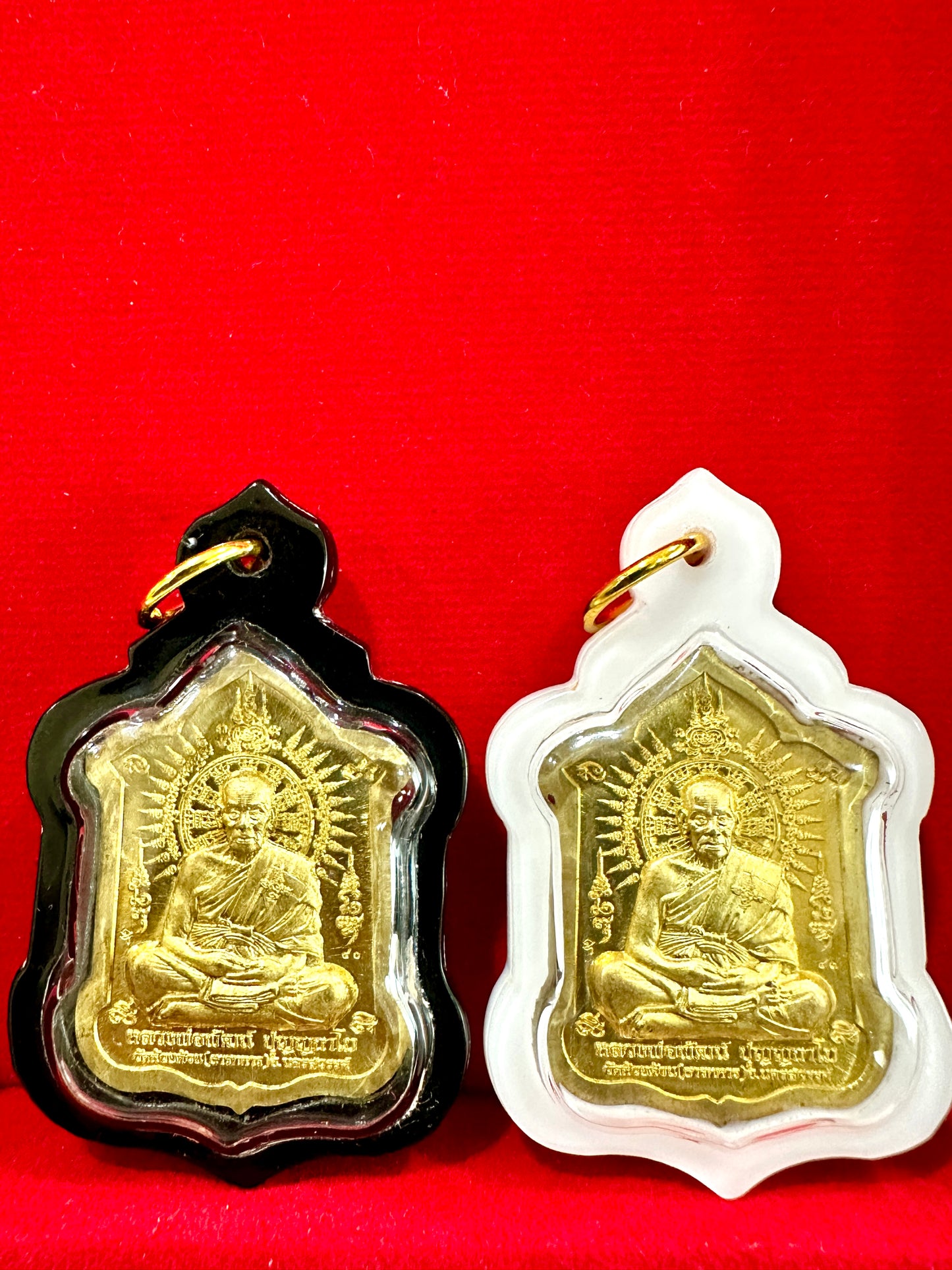 Divine Guardian & Monk Amulets (Sacred Pair)