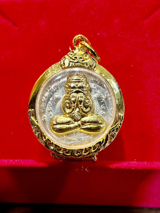 Phra Pidta & Rahu (Golden Shield of Silence)