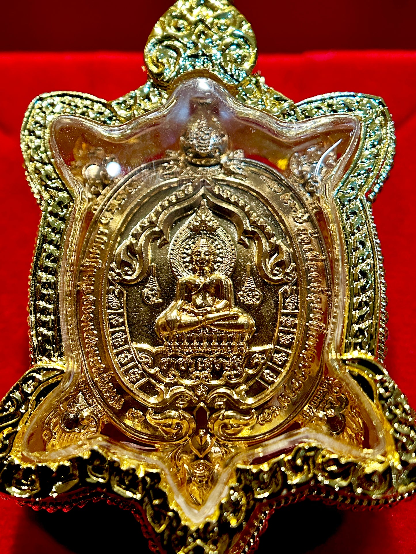 Phra Kring Maha Mongkol Turtle Amulet (Gold Edition)