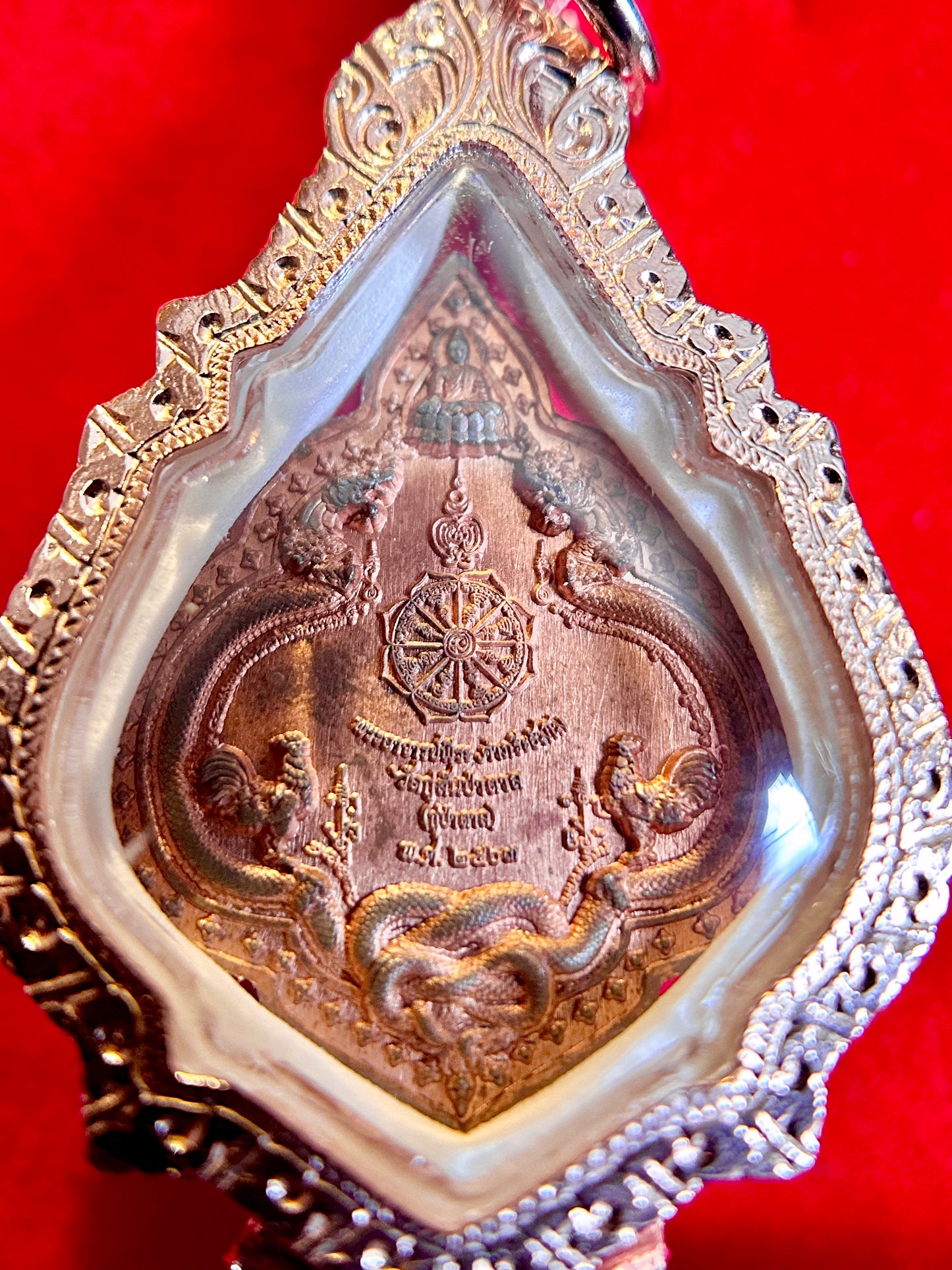 Tao Wessuwan Royal Dharma Guardian (Crimson/Copper)