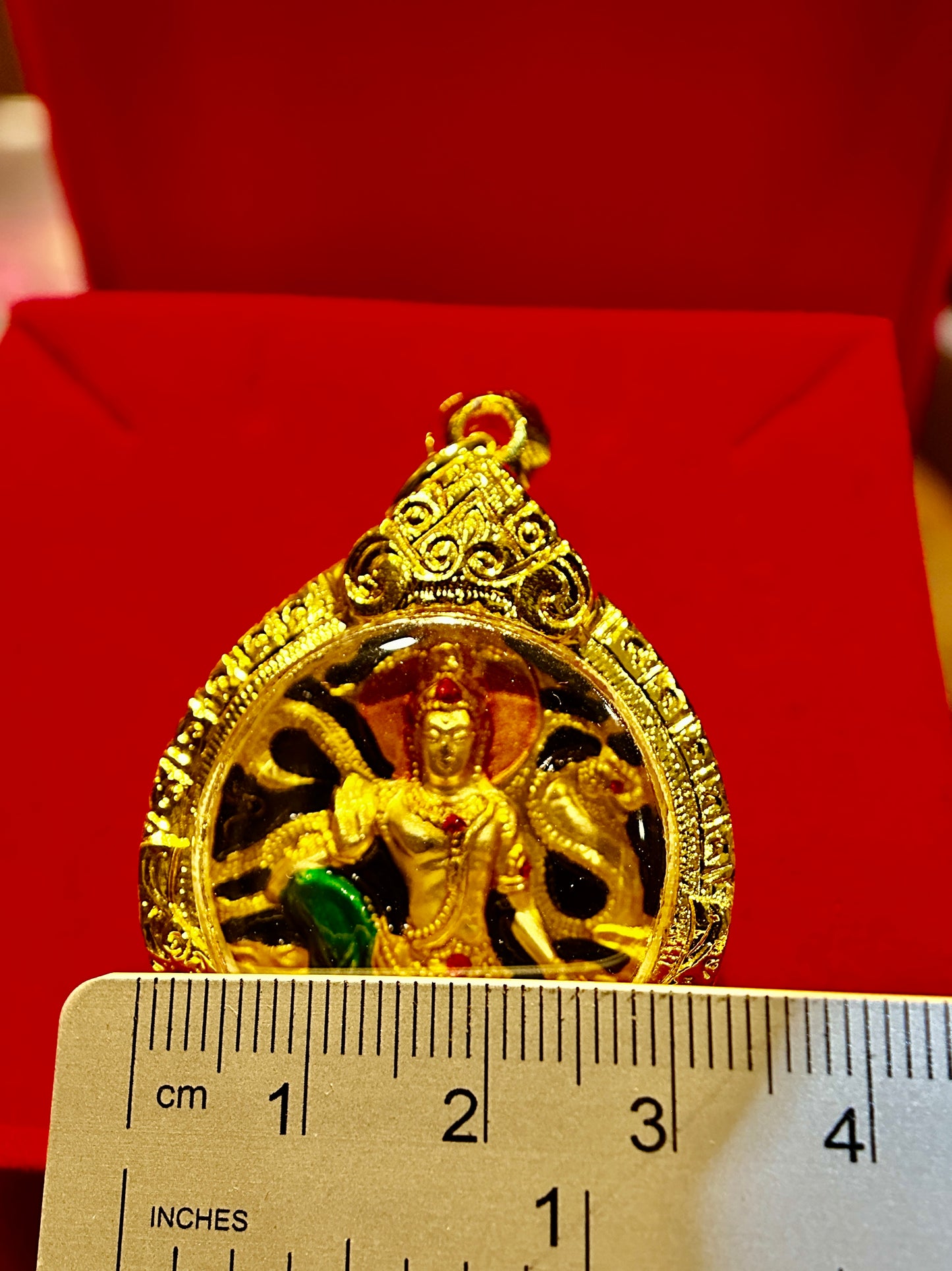 Naga-Protected Bodhisattva (Multicolor/Gold)