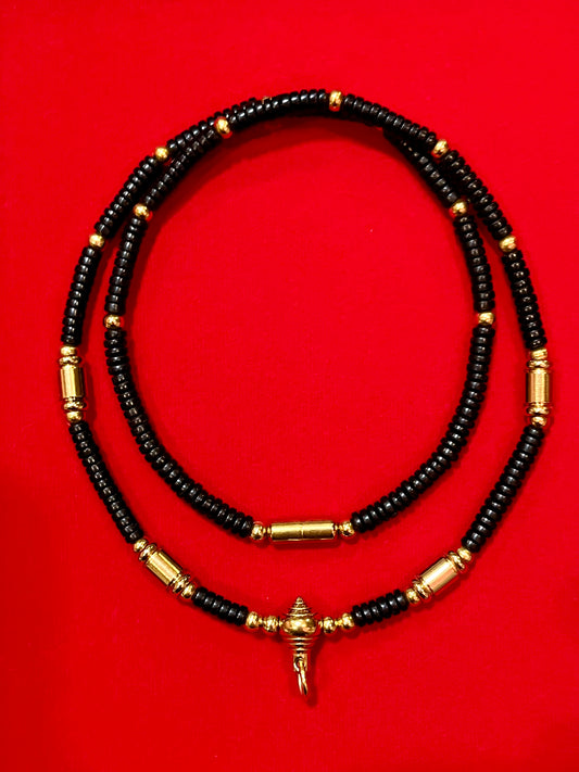 Black & Gold Classic Necklace